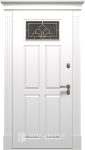 Стальная дверь в частный дом премиум класса с покраской эмаль №8 - фото №2