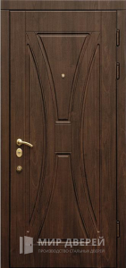 Стальная дверь МДФ №3 - фото вид снаружи