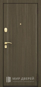 Стальная дверь Ламинат №74 - фото вид снаружи