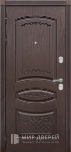 Стальная дверь МДФ №9 - фото вид изнутри