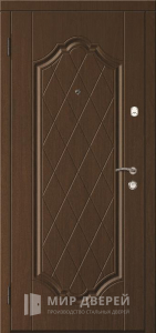 Стальная дверь МДФ №537 - фото вид изнутри