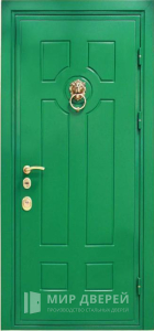 Стальная дверь МДФ №310 - фото вид снаружи