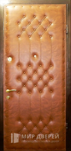 Стальная дверь Винилискожа №18 - фото вид снаружи