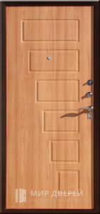 Дверь входная металлическая отделка МДФ №308 - фото вид изнутри