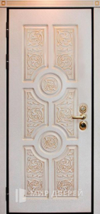 Металлическая дверь с МДФ в квартиру №61 - фото вид изнутри
