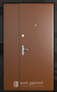 Тамбурная дверь двухстворчатая металлическая №7 - фото №1