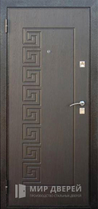Металлическая дверь с МДФ панелью в офис №40 - фото вид изнутри