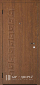Стальная дверь МДФ №95 - фото вид изнутри