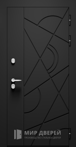 Дизайнерская металлическая дверь №34 - фото вид снаружи