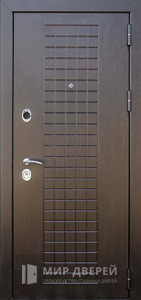 Стальная дверь МДФ №43 - фото вид снаружи