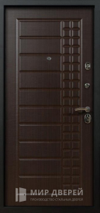 Входная дверь МДФ для коттеджа №104 - фото вид изнутри