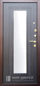 Стальная дверь С зеркалом №53 с отделкой МДФ ПВХ