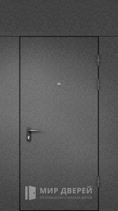 Стальная дверь Подъездная №24 - фото вид снаружи
