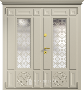 Стальная дверь Широкая №9 - фото вид снаружи