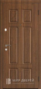 Стальная дверь МДФ №45 - фото вид снаружи